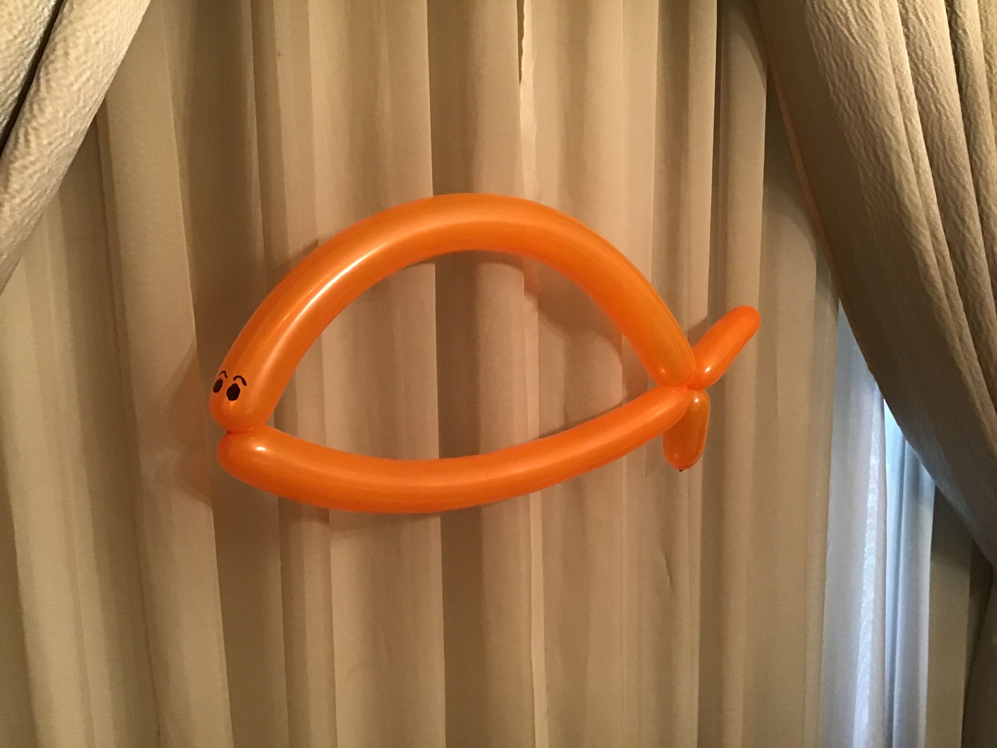 balloon animal fish basic